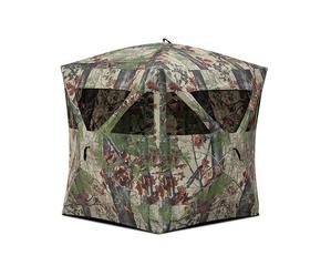 Bow hunting blind setup.bow-hunting-turkey